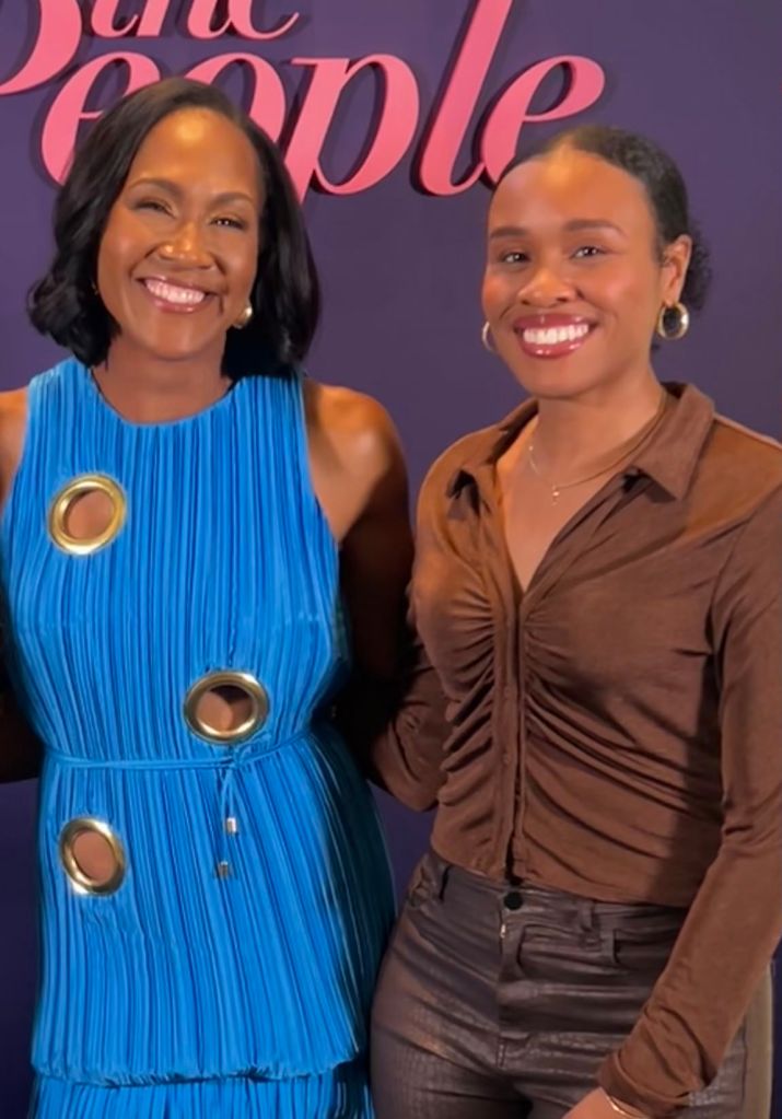 Terri J. Vaughn and Journalist Tatyana Arrington 